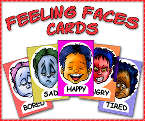 feeling faces cards Resources